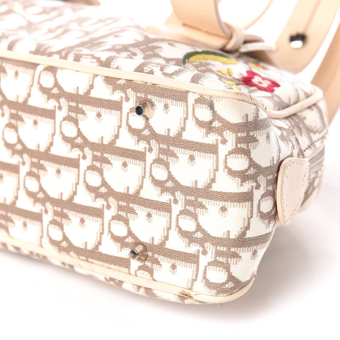 Monogram Vintage Flowers Small Bowler Beige