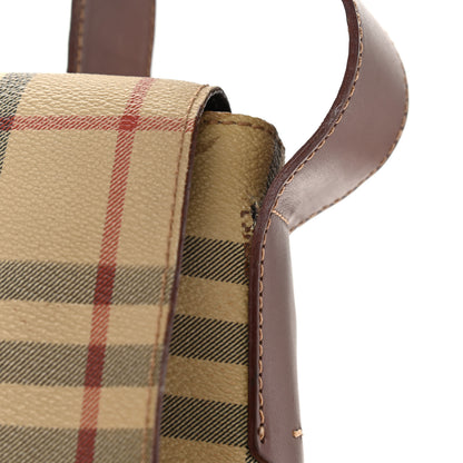 Burberry Haymarket Check Messenger Bag Brown 15 of 21