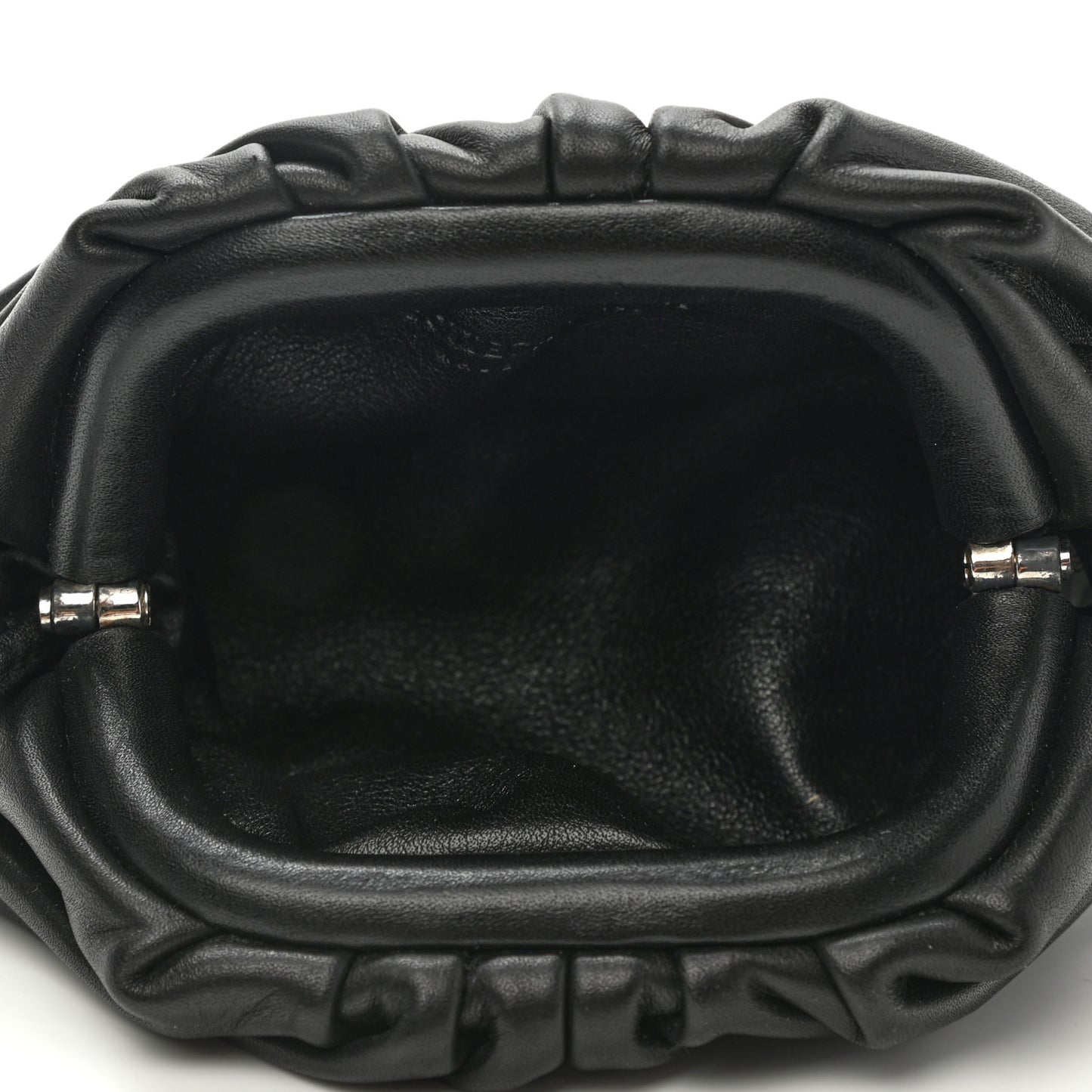 Butter Calfskin Coin Purse Black