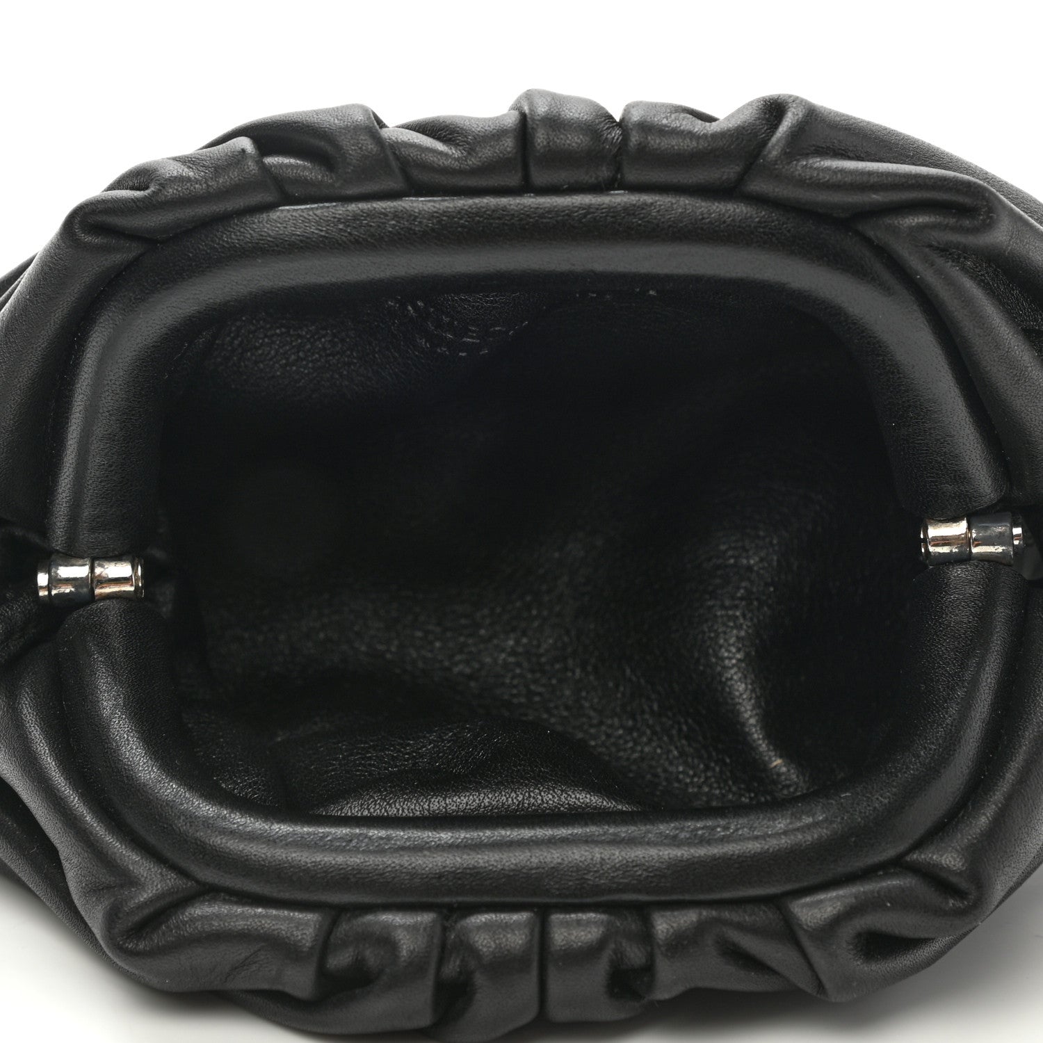 Bottega Veneta Butter Calfskin Coin Purse Black 5 of 6