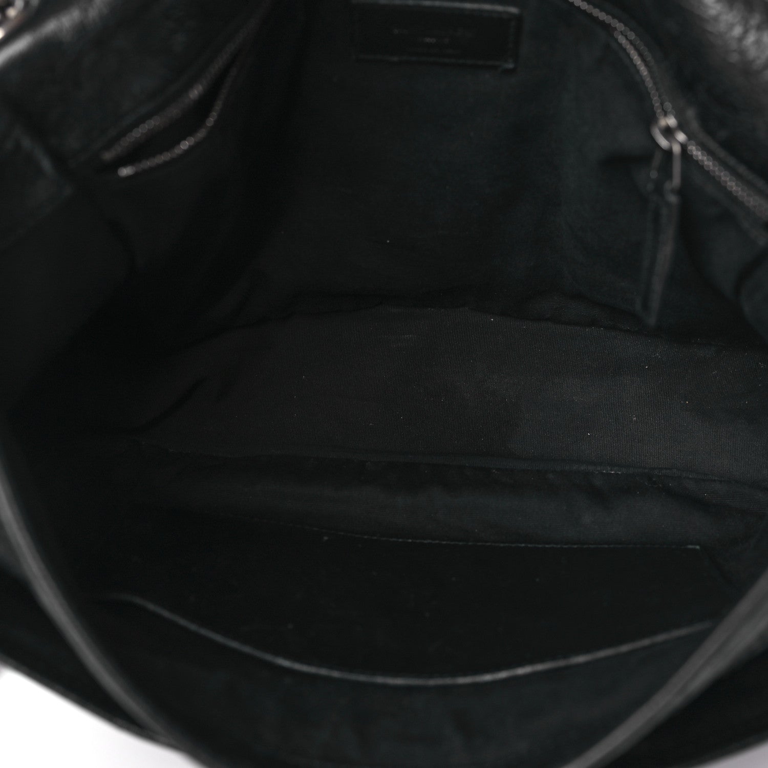 Saint Laurent Crinkled Calfskin Matelasse Monogram Large Niki Chain Satchel Black 5 of 9