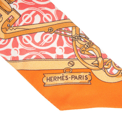 Hermes Silk Mors Et Gourmettes Remix Twilly 4 of 5
