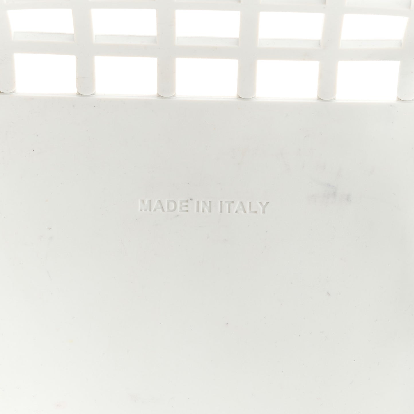 Recycled Plastic Vitello Liberty Matte Medium Fendi Basket White Ice Miele Scuro