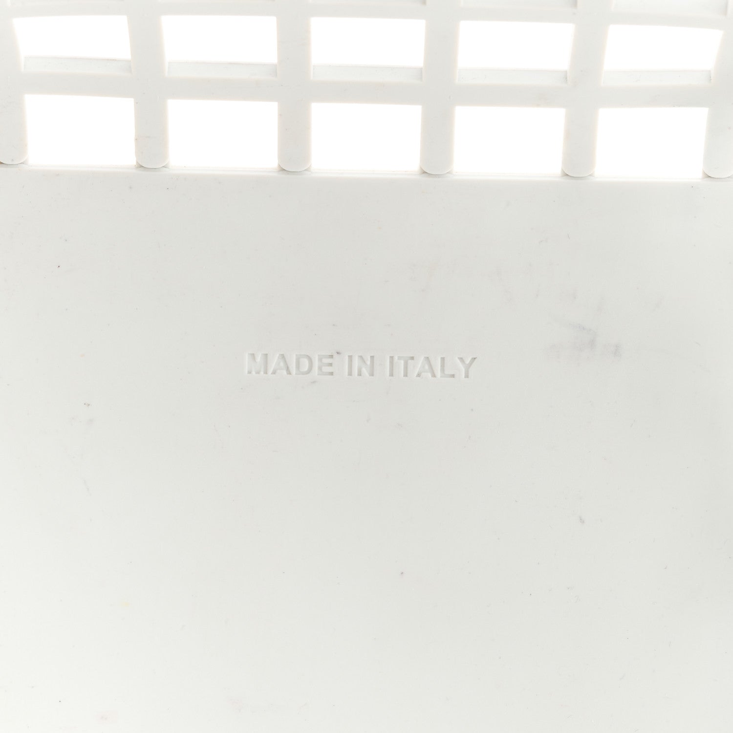 Fendi Recycled Plastic Vitello Liberty Matte Medium Fendi Basket White Ice Miele Scuro 8 of 13