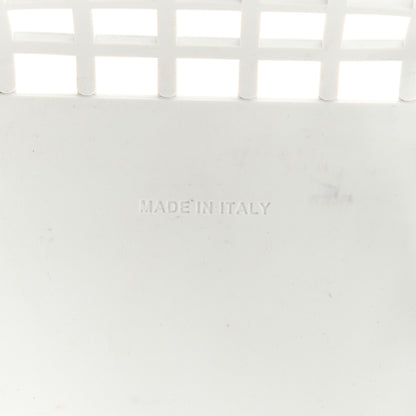 Fendi Recycled Plastic Vitello Liberty Matte Medium Fendi Basket White Ice Miele Scuro 8 of 13