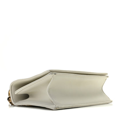 Christian Dior Lambskin Studded Small Diorama Flap Bag Off White 11 of 14