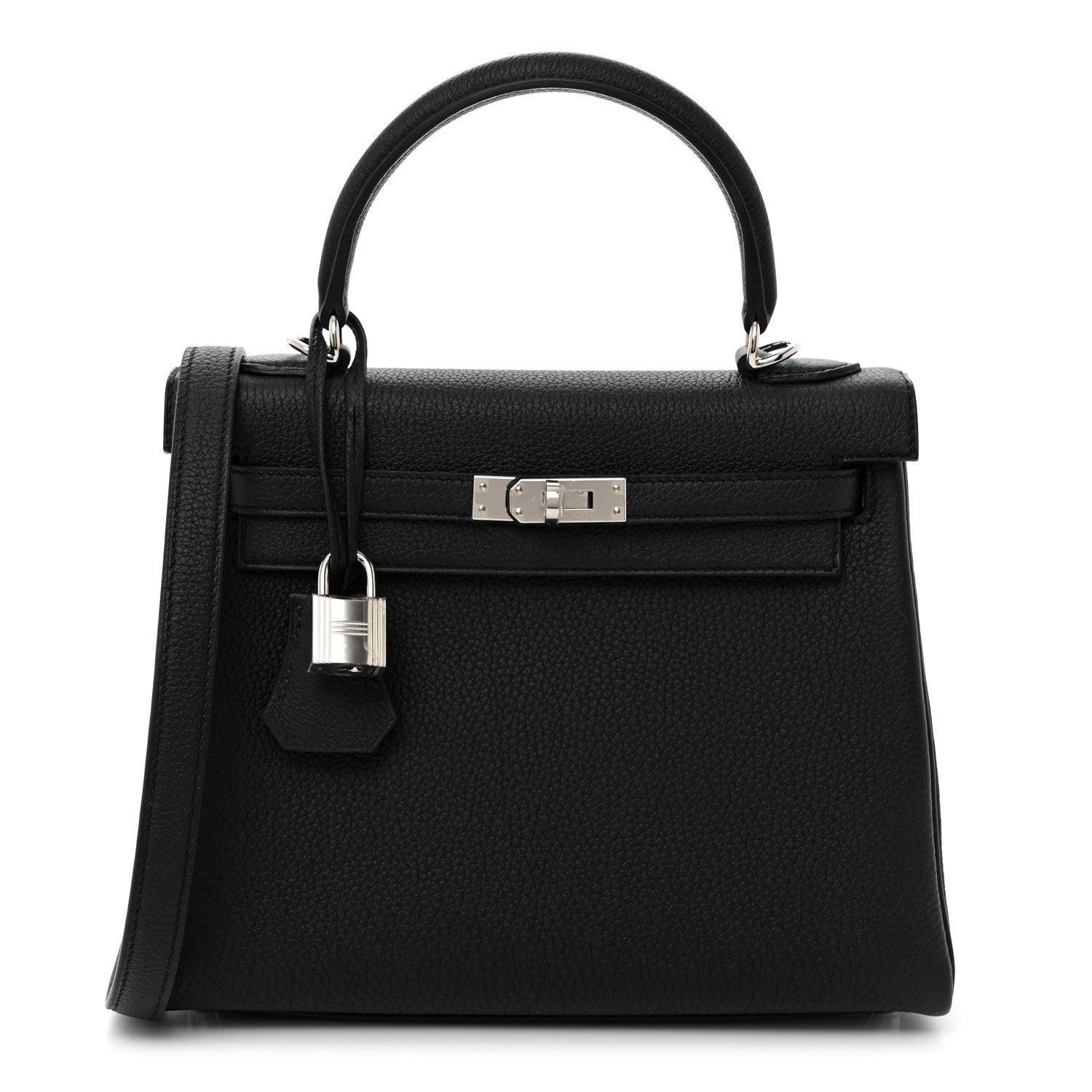 Hermes Togo Kelly Retourne 25 Black 1 of 11