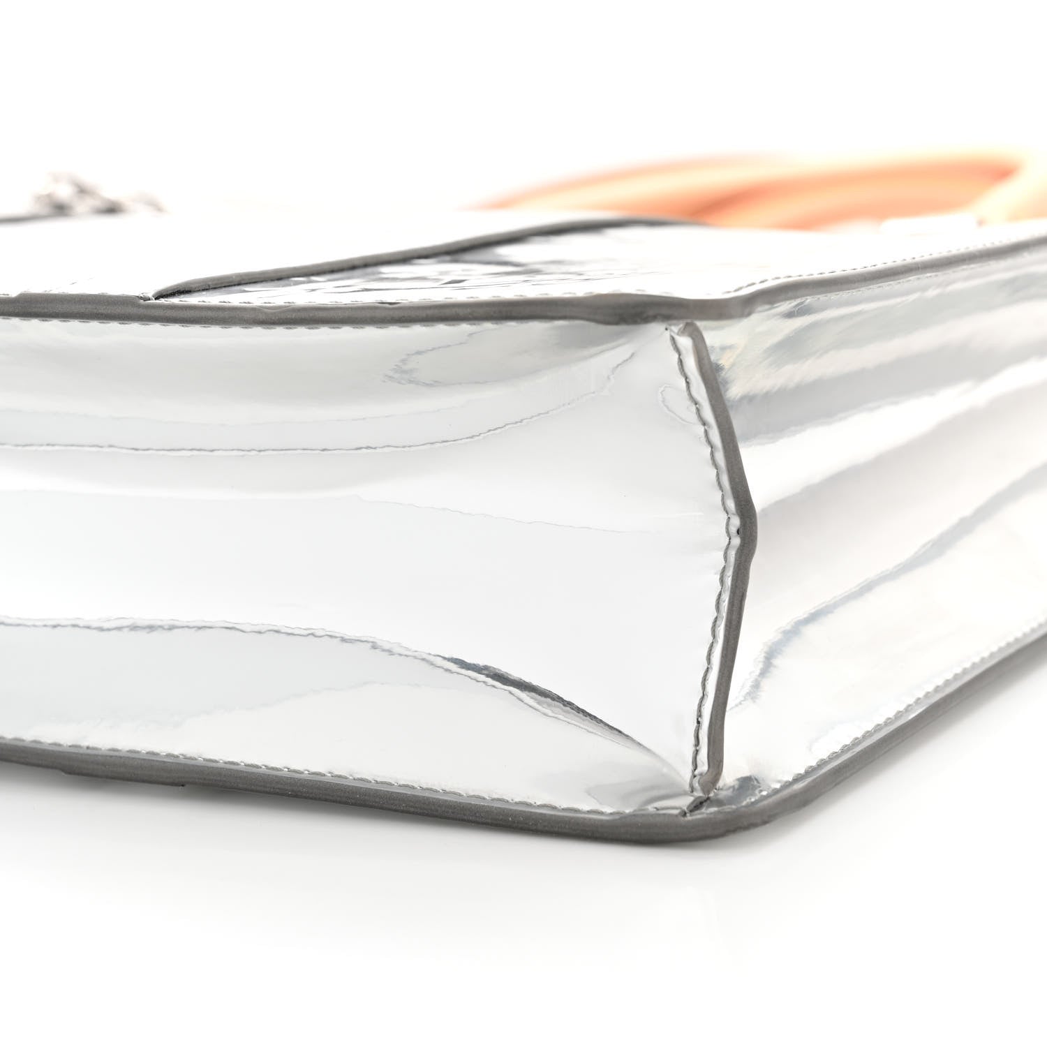 Louis Vuitton Monogram Mirror Sac Plat NM Silver 9 of 9