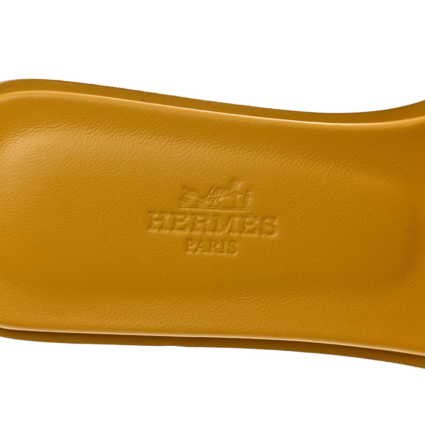 Calfskin Oran Sandals 36 Jaune Topaze