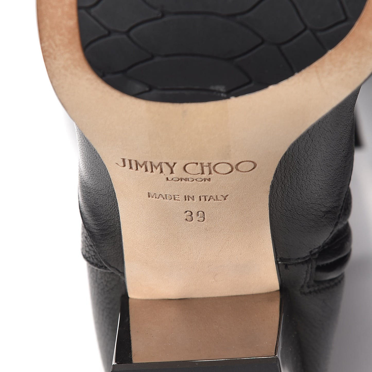 Grainy Calfskin Mercer Over-The-Knee High Boots 39 Black