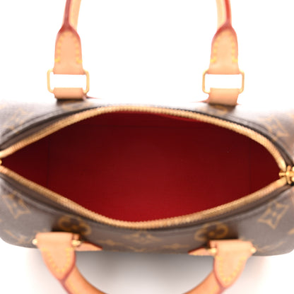 Louis Vuitton Monogram Speedy Bandouliere 20 Black 5 of 10