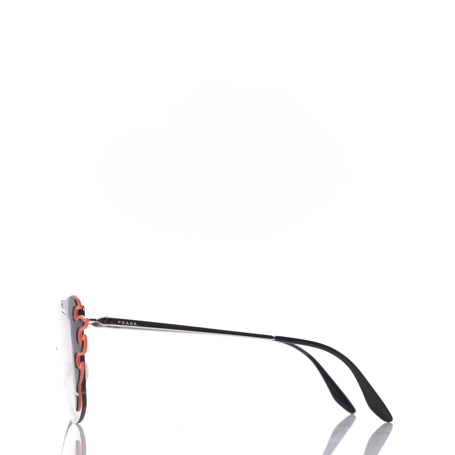 Prada Flame Sunglasses SPR 59V Black 3 of 6