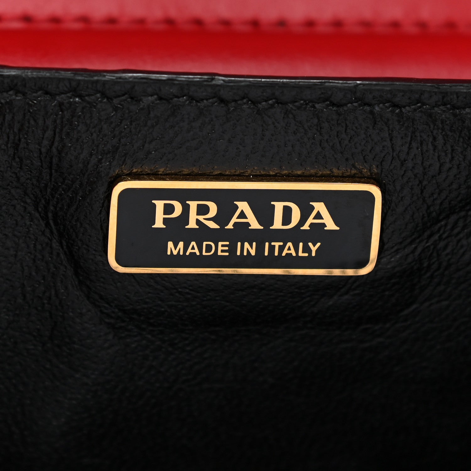 Prada City Calfskin Saffiano Cahier Hearts Bag Fuoco Black 6 of 9