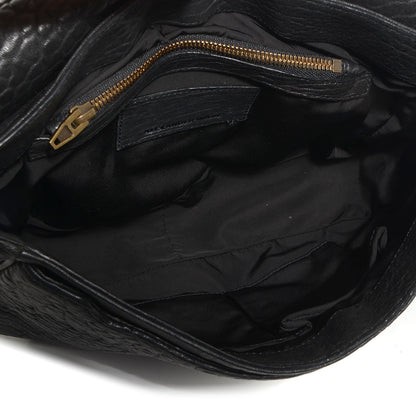 Alexander Wang Pebbled Lambskin Lia Sling Black with Antique Brass Hardware 5 of 6