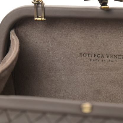 Bottega Veneta Nappa Intrecciato Chain Knot Clutch Steel 5 of 5