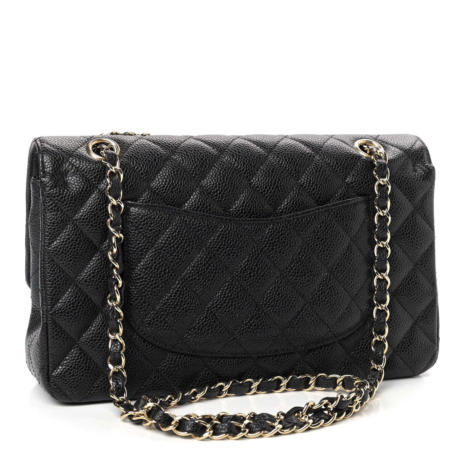 Chanel Caviar Quilted Medium Double Flap Black 3 of 9