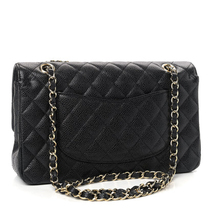 Chanel Caviar Quilted Medium Double Flap Black 3 of 9