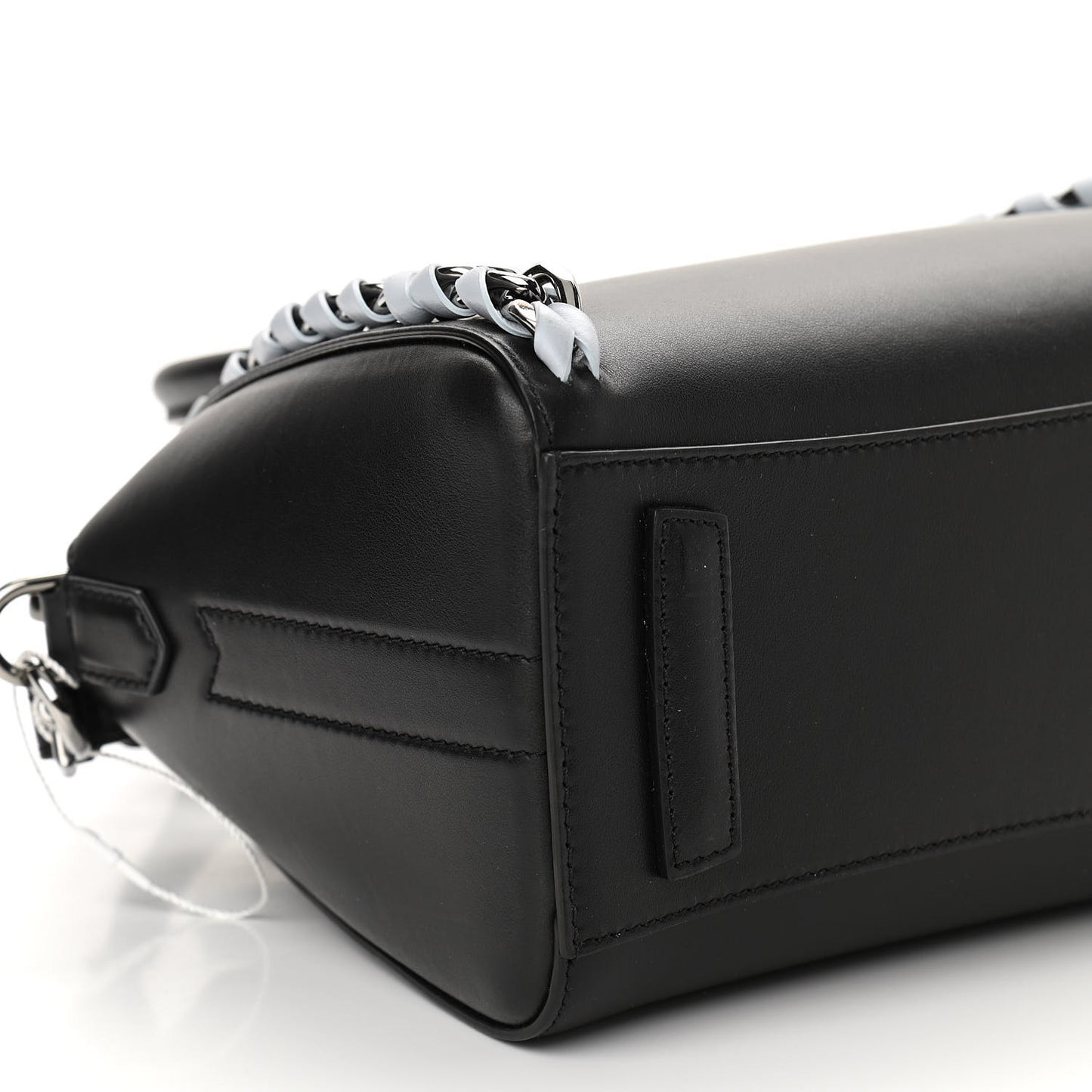 Smooth Calfskin Mini Chain Weave Antigona Black