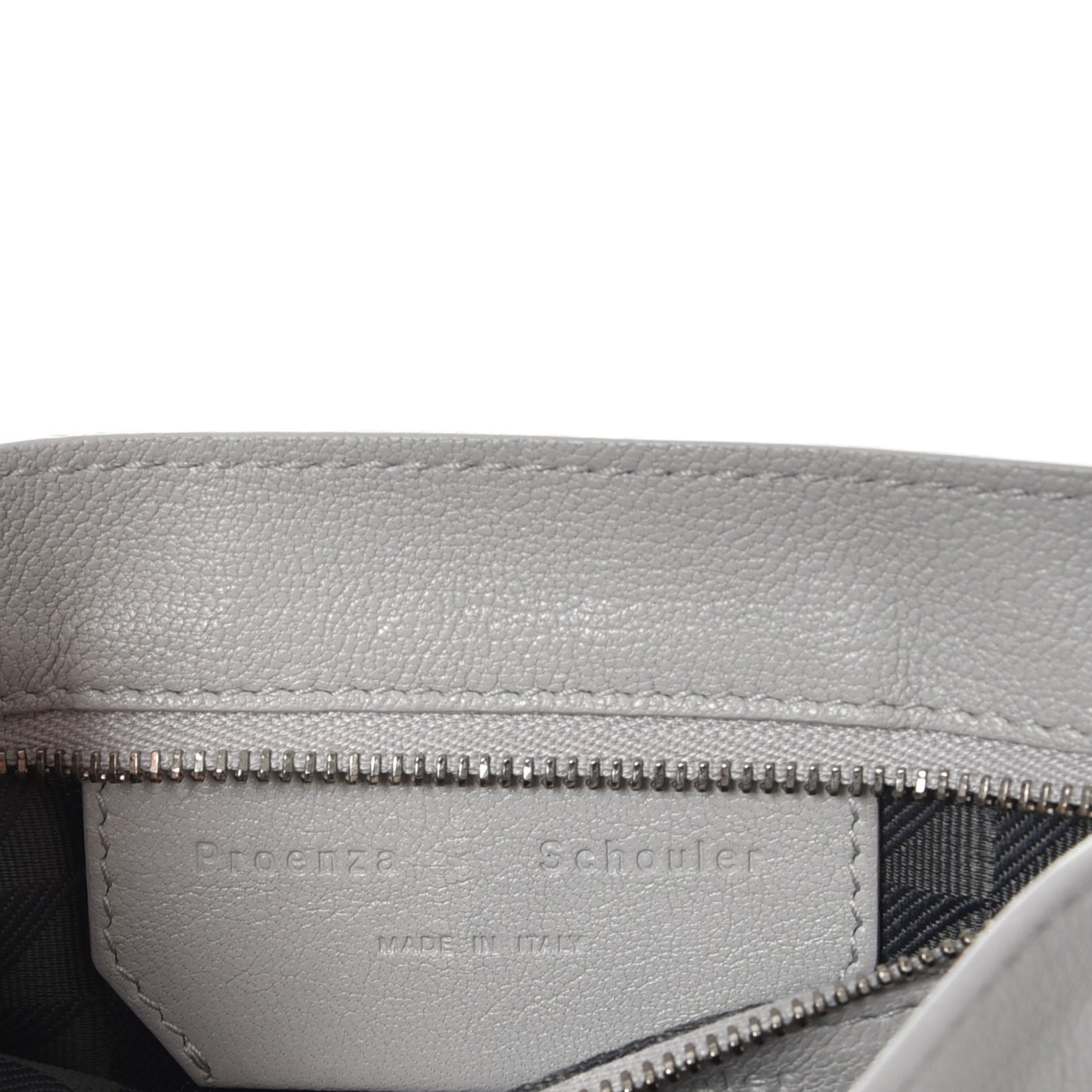 Lambskin PS1 Mini Pouch Messenger Pale Steel