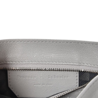 Proenza Schouler Lambskin PS1 Mini Pouch Messenger Pale Steel 7 of 8