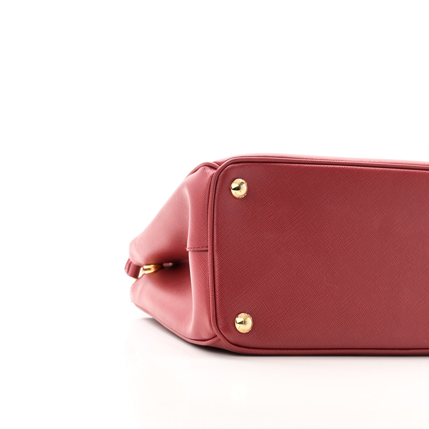 Saffiano Lux Medium Galleria Double Zip Tote Fuoco