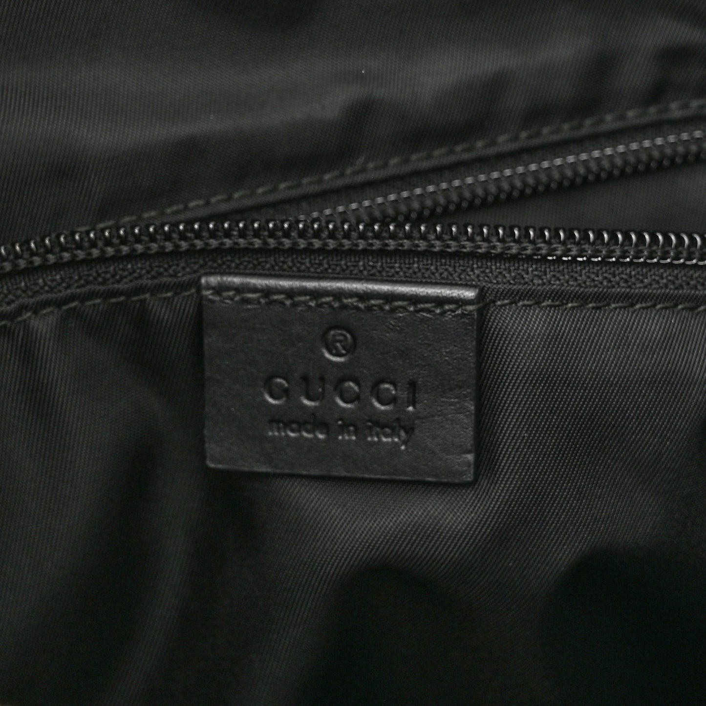 GG Supreme Monogram Web Messenger Bag Black