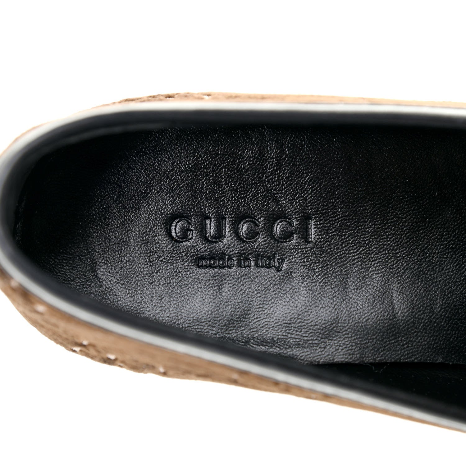 Gucci Velvet GG Monogram Horsebit Womens Jordaan Loafers 35.5 Brown Black 6 of 9