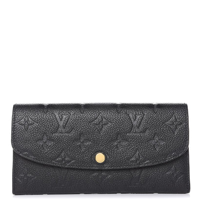 Louis Vuitton Empreinte Emilie Wallet Black Dune 1 of 12