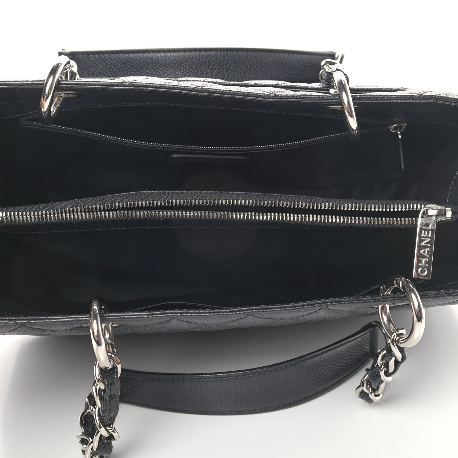 Chanel Caviar Quilted Grand Shopping Tote GST Black 5 of 11