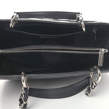 Chanel Caviar Quilted Grand Shopping Tote GST Black 5 of 11