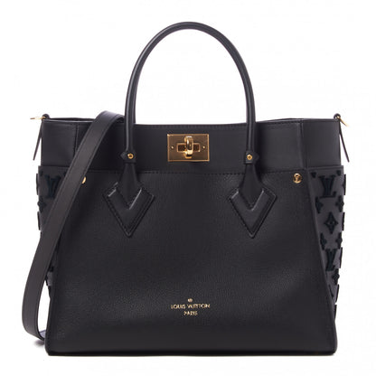 Louis Vuitton Calfskin Monogram Tufting On My Side Black 1 of 9