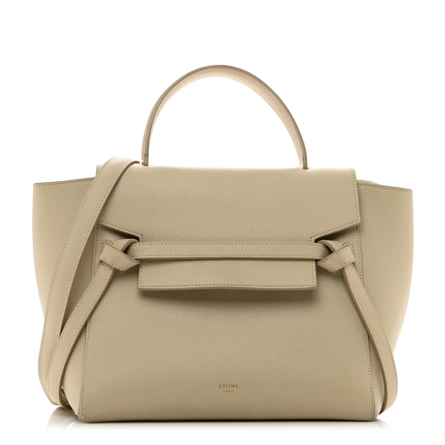 Celine Grained Calfskin Micro Belt Bag Linen 1 of 15