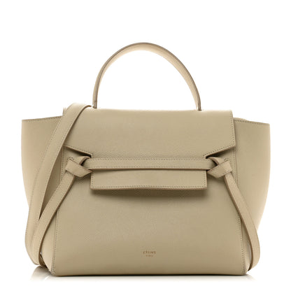 Celine Grained Calfskin Micro Belt Bag Linen 1 of 15
