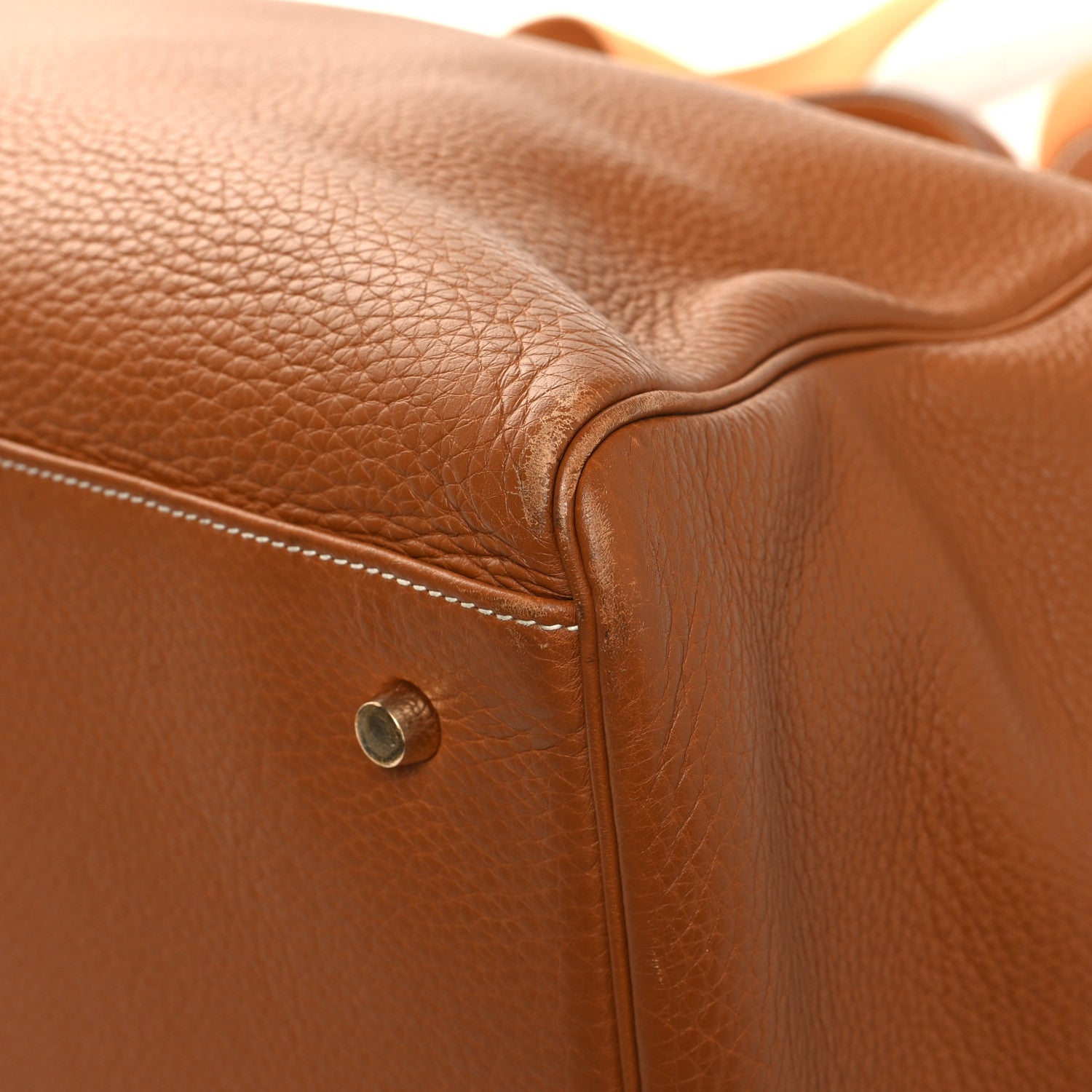 Hermes Taurillon Clemence Voyage Kelly 50 Gold 10 of 14