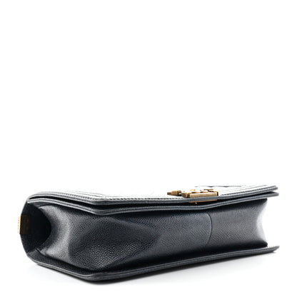 Chanel Caviar Quilted New Medium Boy Flap Navy 4 of 11