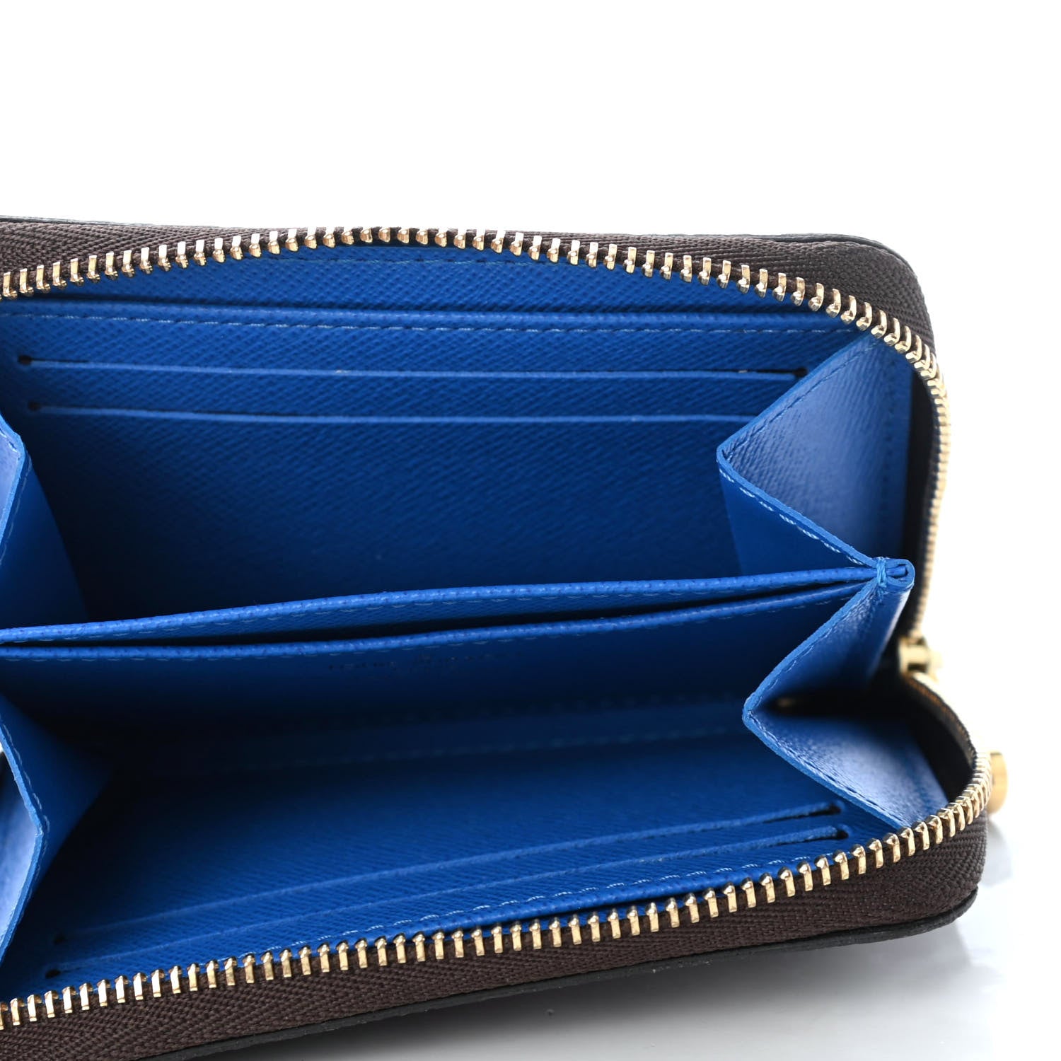 Louis Vuitton Damier Ebene 2019 Christmas Animation Zippy Coin Purse Blue 5 of 8
