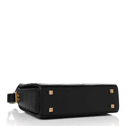 Saint Laurent SAINT LAURENT Lambskin Quilted Mini Square Crossbody Black 4 of 10