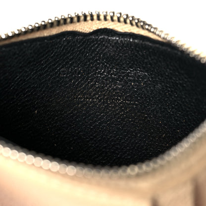 Saint Laurent Grained Calfskin 5 Fragments Zip Pouch Card Holder Nude 10 of 11