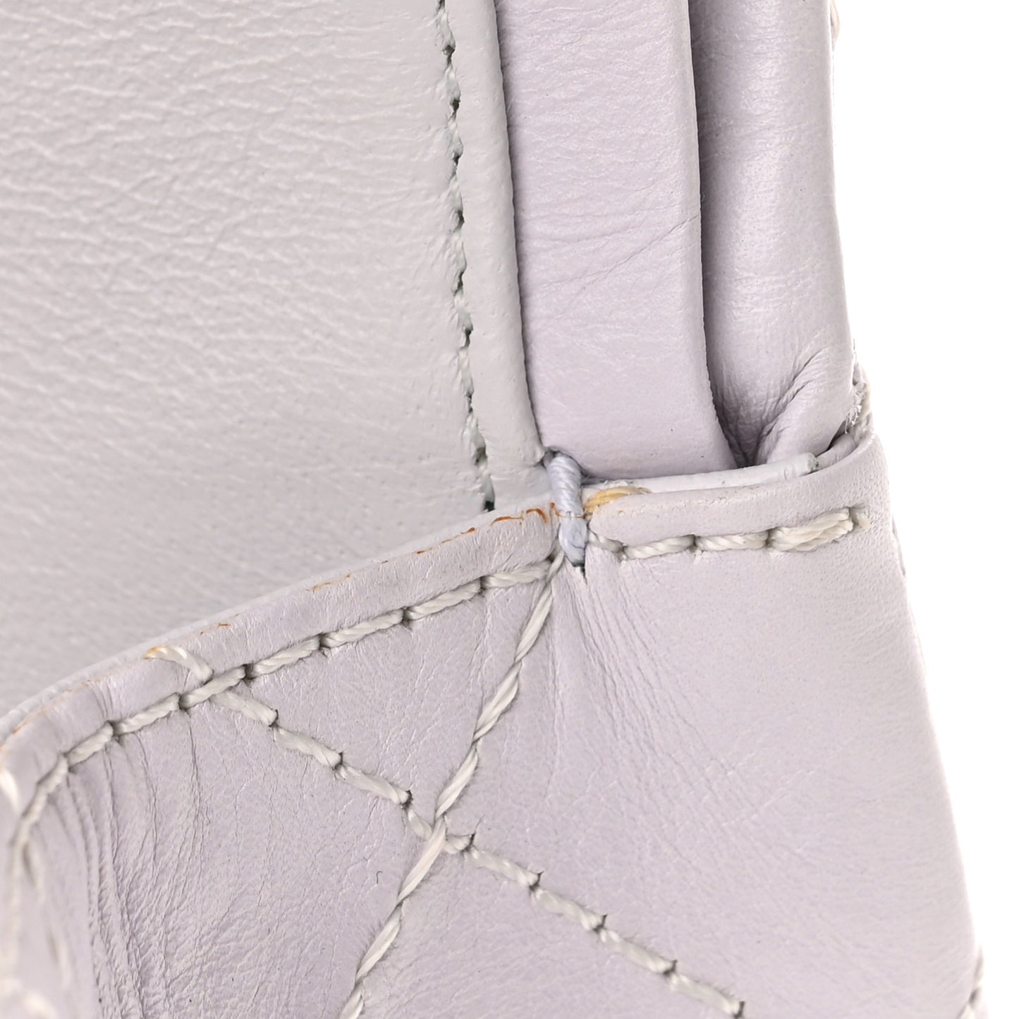 Aged Calfskin Quilted 2.55 Reissue 226 Flap White