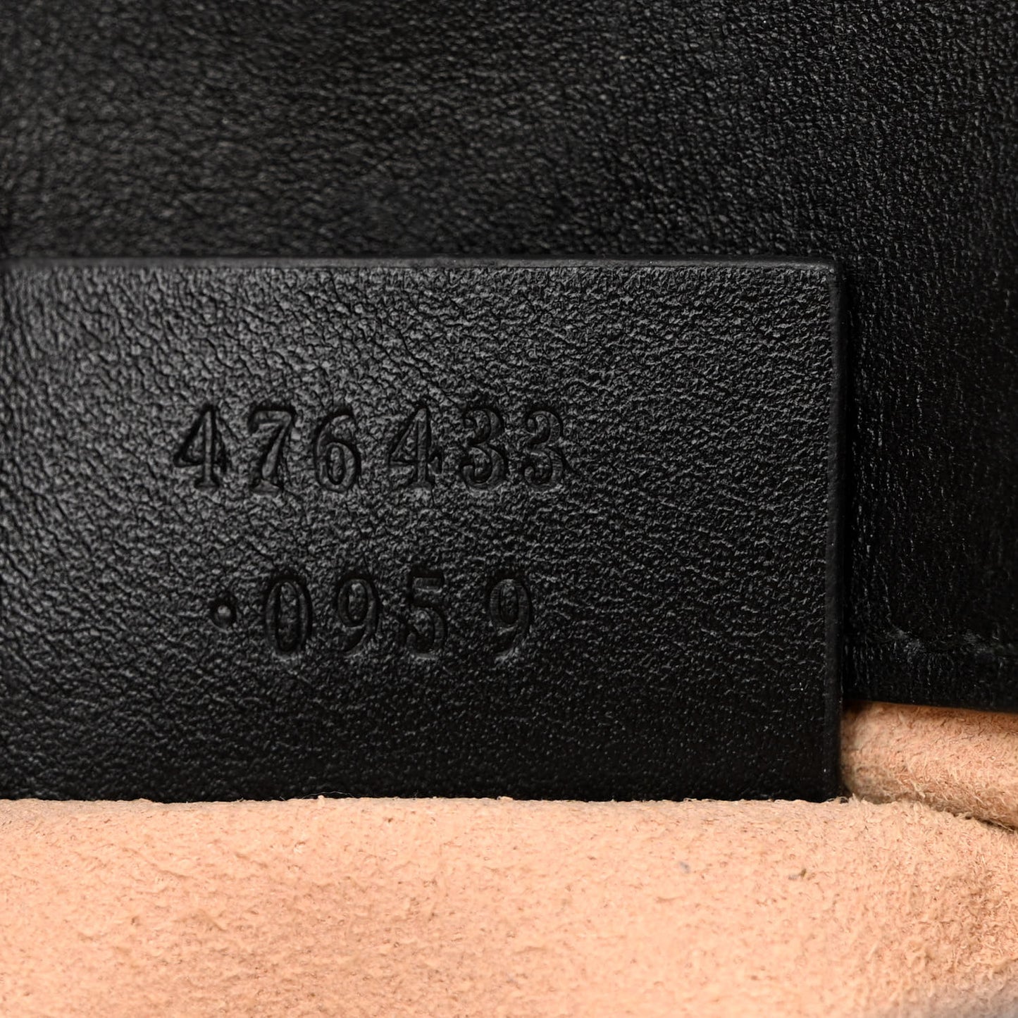Calfskin Matelasse Super Mini GG Marmont Shoulder Bag Black