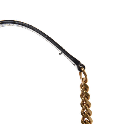 Saint Laurent Calfskin Y Quilted Monogram Medium Loulou Chain Satchel Black 11 of 16