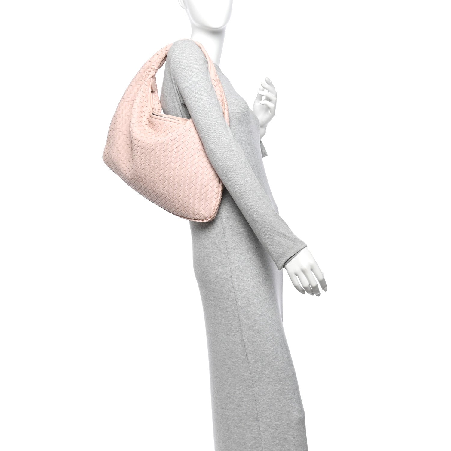 Bottega Veneta Nappa Intrecciato Large Veneta Hobo Flamingo 2 of 12