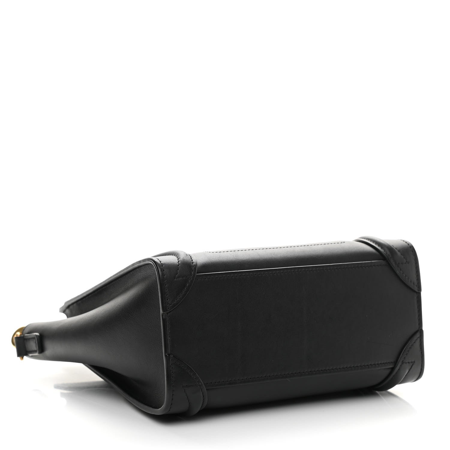 Celine Smooth Calfskin Nano Luggage Black 4 of 9