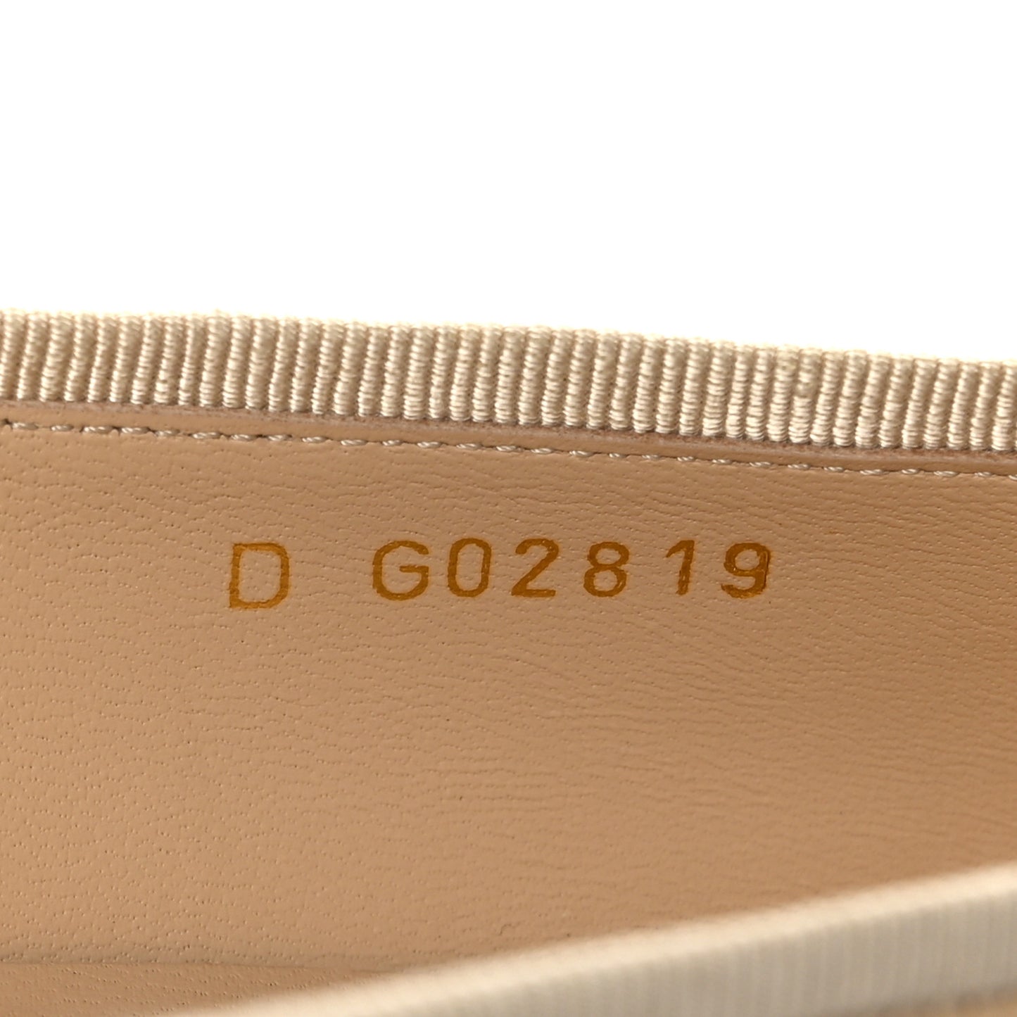 Lambskin Cap Toe CC Ballerina Flats 37.5 Beige Black