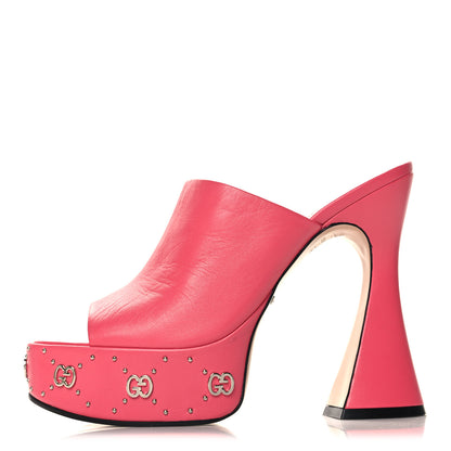 Gucci Malaga Kid Janaya 150mm Platform Sandals 40 Rhodamine Pink 1 of 10