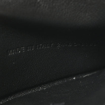 Christian Dior Grained Calfskin Oblique Card Holder Black 6 of 8