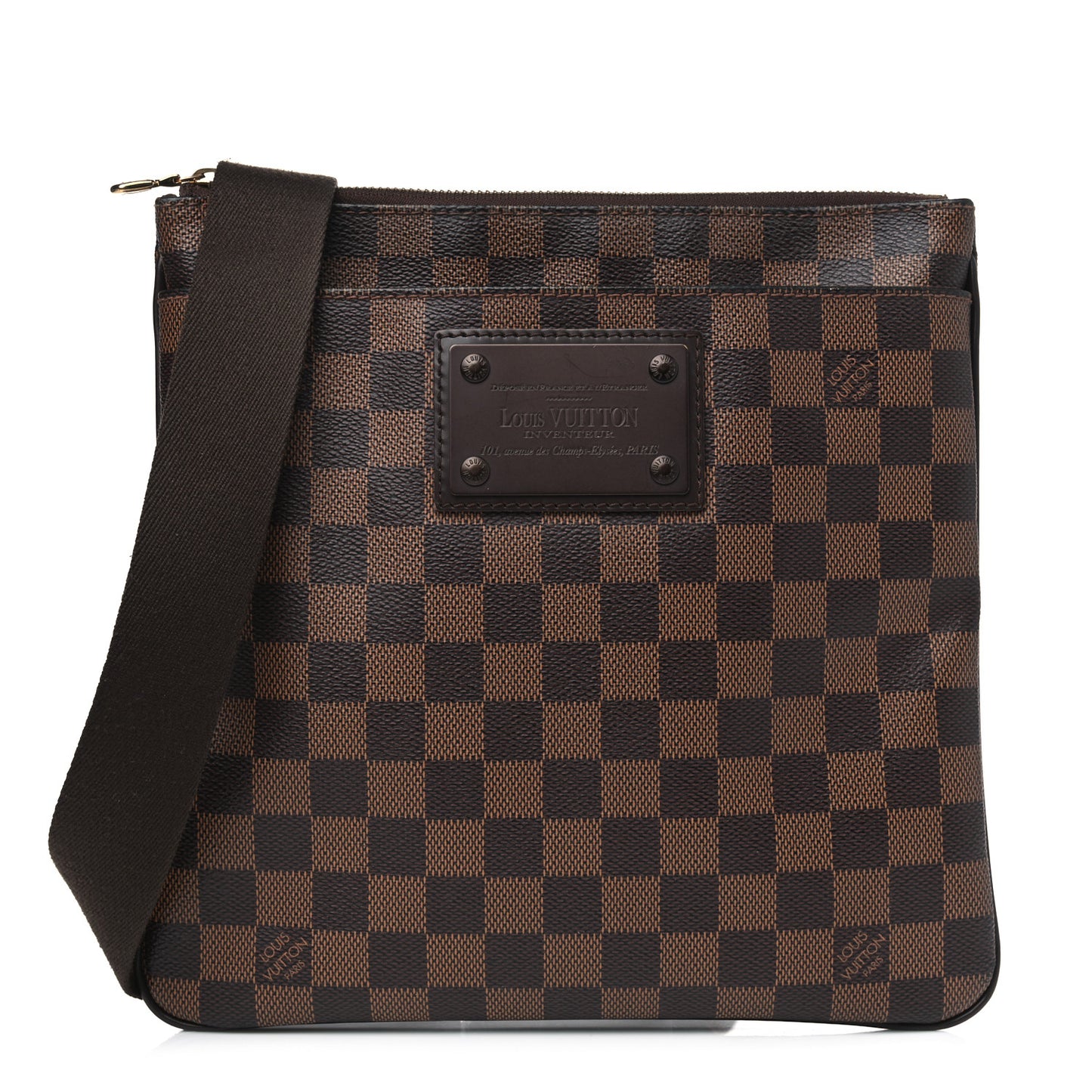 Damier Ebene Brooklyn Flat Pochette