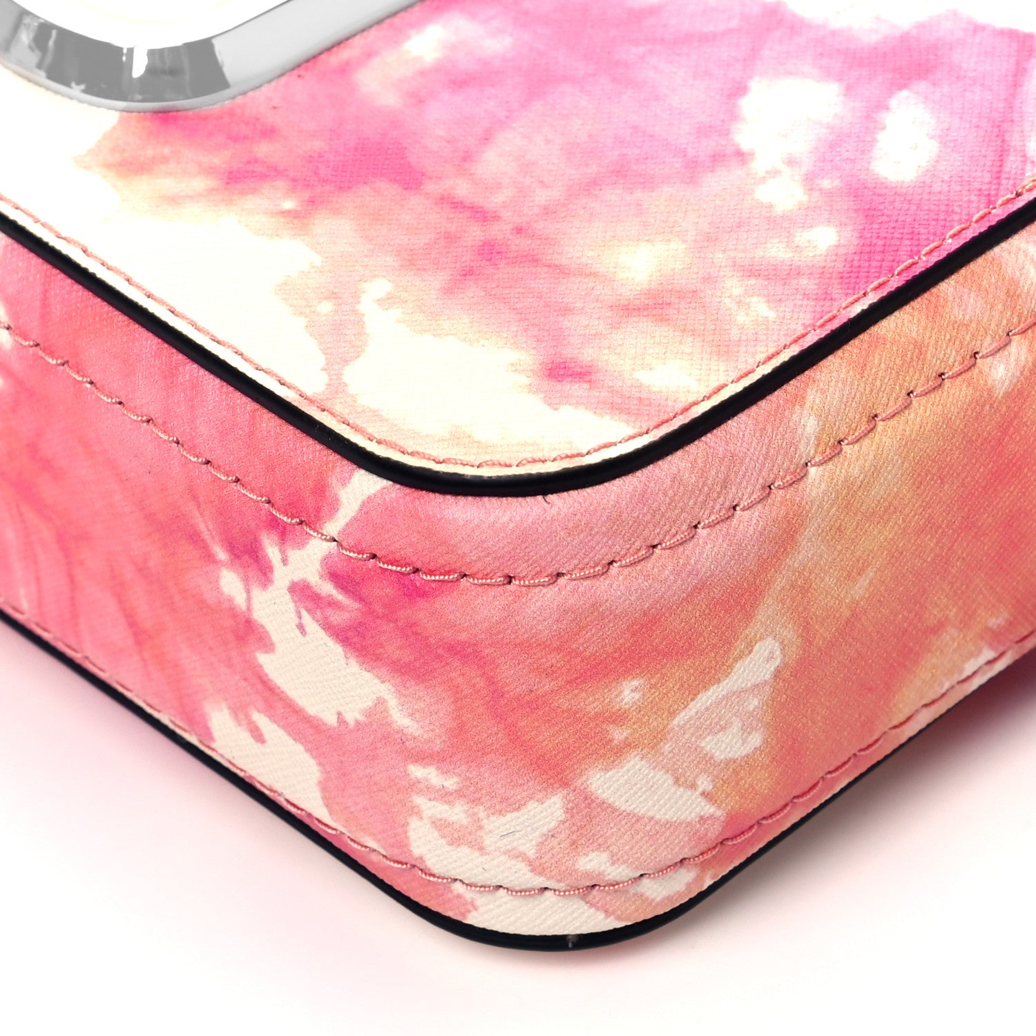 MARC JACOBS 財布 THE SNAPSHOT TIE DYE Marc Jacobs Saffiano Tie Dye Small Snapshot Camera Bag Pink