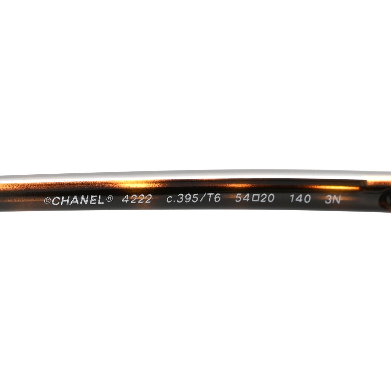 Chanel Metal Cat Eye Sunglasses 4222 Gold 5 of 8