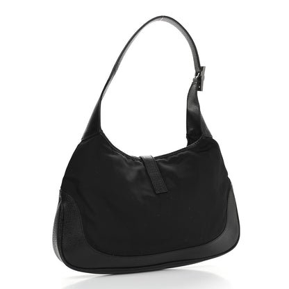 Gucci Canvas Small Jackie O Hobo Black 3 of 14